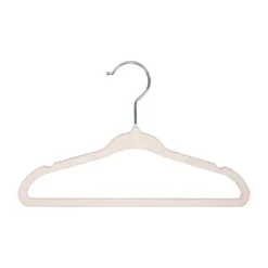 Puck Kledinghanger - Antislip - 6 Stuks - Ecru