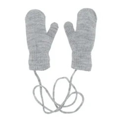 Puck Knit Pompom Muts - Woolwhite