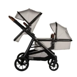 Qute Q-Twin Duowagen - Jeans Clay