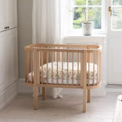 Sebra Bedside Crib – Wooden Edition