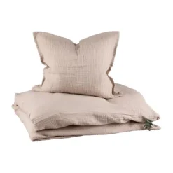 Sebra Dekbedovertrek - Seabreeze Beige - 100 x 70 cm