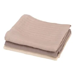 Sebra Hydrofieldoek - 3 Stuks - Moonlight Beige
