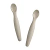 Sebra Silicone Lepel Lang - 2 Stuks - Jetty Beige