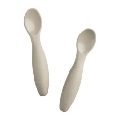 Sebra Siliconen Lepelset - 2 Stuks - Jetty Beige