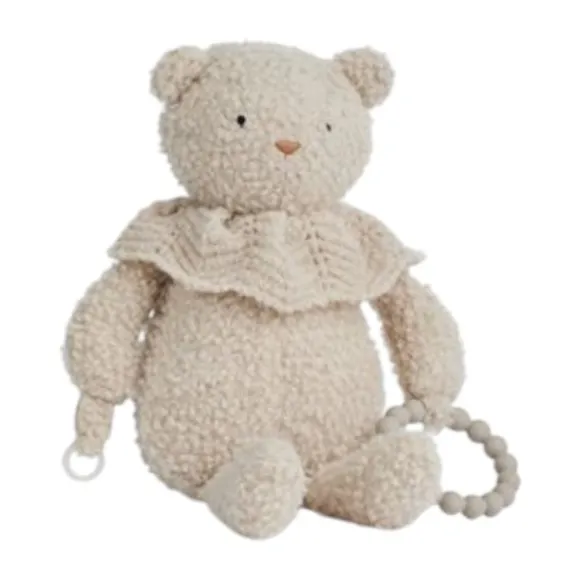 Smallstuff Activity Bear - Bouclé Merino Wool - Off White