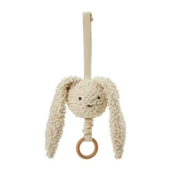 Smallstuff Rabbit Muziekmobiel Off White Bouclé