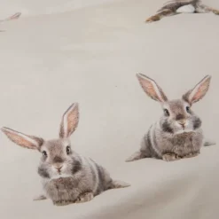 Snurk Bunny Dekbedovertrek – 200 x 200/220 cm – Beige