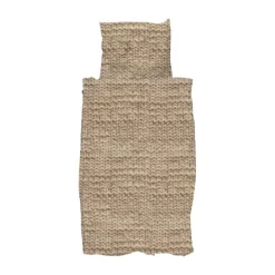 Snurk Twirre Dekbedovertrek - 140 x 200/220 cm - Sand