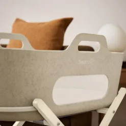 Snuz SnüzBaskit Moses Basket + Stand Set - Dove/Light Grey/Grey