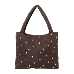 Studio Noos Mom Bag - Puffy - Brown Heart