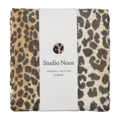 Studio Noos Swaddle - Leopard - 70x70 cm