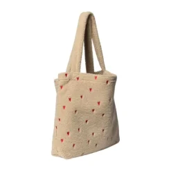 Studio Noos Teddy Hearts Mom Bag - Ecru