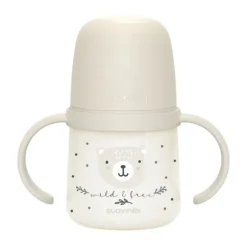 Suavinex Wild & Free Beker Met Handvaten - 150ml - 6Mnd+ - Blauw
