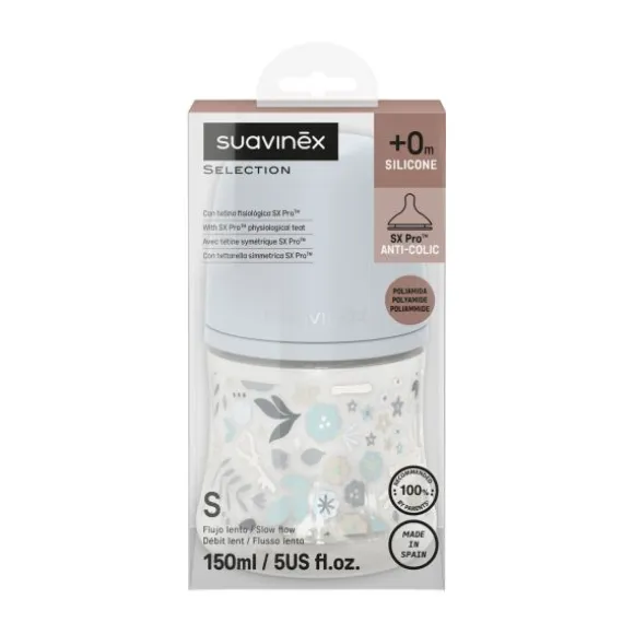 Suavinex Wonderland SX Pro Fles - Slow Flow - 150ml - Roze
