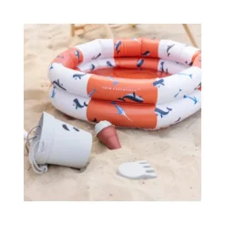Swim Essentials Red-White Whale Zwembad - 60 cm