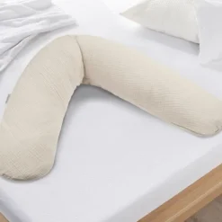 Theraline Voedingskussen Dodo Met Hoes - Muslin - Sandy Beige