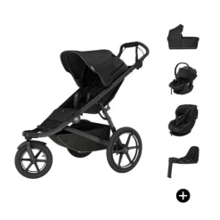 Thule Urban Glide 3 Kinderwagen 4-in-1 - Complete Bundel - Black