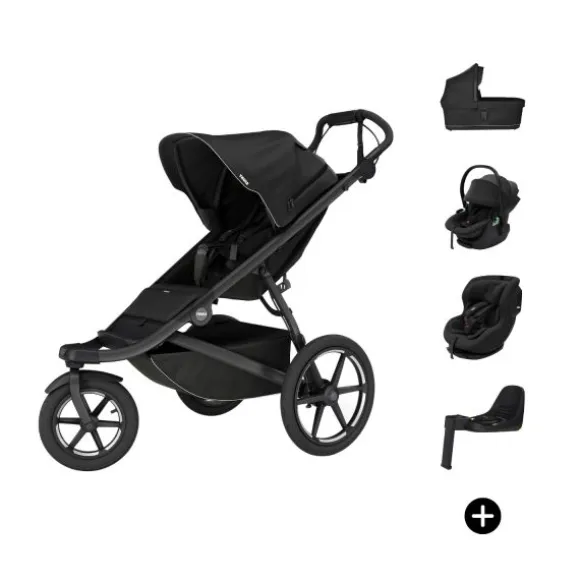 Thule Urban Glide 3 Kinderwagen 4-in-1 - Complete Bundel - Black