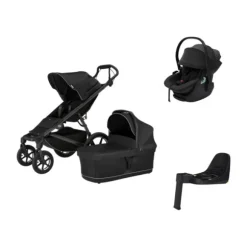 Thule Urban Glide 4 Kinderwagen 2-in-1 - Beige | Thule Maple Autostoeltje | Thule Alfi Isofix Base
