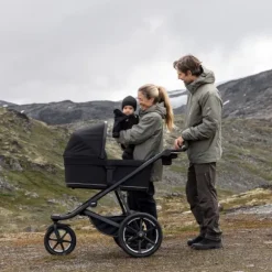 Thule Urban Glide 3 Kinderwagen 4-in-1 - Mid Blue | Thule Maple Autostoeltje - Mid Blue | Thule Alfi Isofix Base
