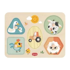 Tiny Love Farmers Funday Muziek Puzzel - Hout