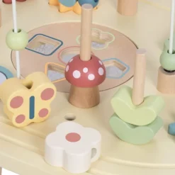 Tooky Toy Activiteitentafel - Hout - Naturel