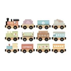 Tooky Toy Treinset - Hout