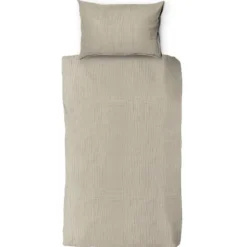 Town & Country Mousseline Dekbedovertrek - 140 x 220 cm - Zand