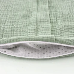 Träumeland Zomerslaapzak Liebmich - Cotton Muslin - Sage Green - 60 cm