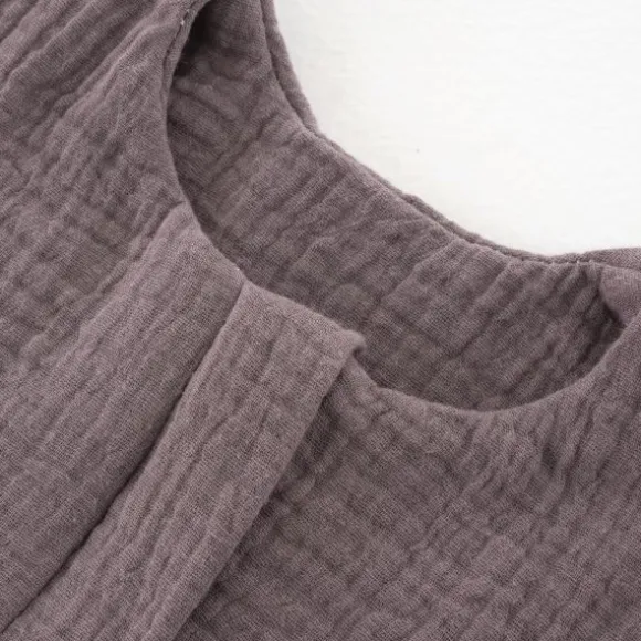 Träumeland Zomerslaapzak Liebmich - Cotton Muslin - Cocoa Plum - 60 cm