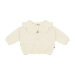 UAUA Bib Sweater - 3-6 Mnd - Crema