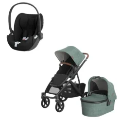 UPPAbaby VISTA V3 Kinderwagen 3-in-1 - Theo | Cybex Cloud T Plus Autostoeltje