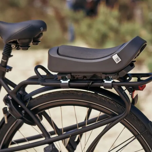 Urban Iki Junior Fietszitje - Bincho Black / Kurumi Brown