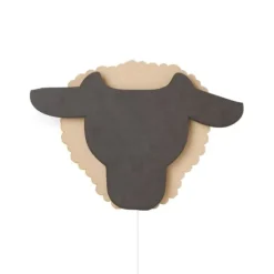Van Tjalle en Jasper Schaap Muurlamp - Naturel / Black