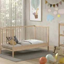 Vipack Dino Babybed - 70 x 140 cm - Natuur