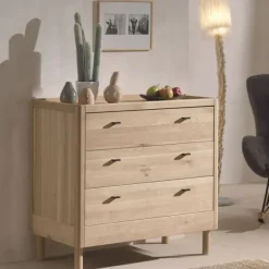 Vipack Forrest Commode 3 Laden - Beuk Wit