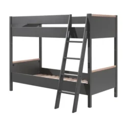Vipack Londen Stapelbed Hoog Antraciet 160 cm