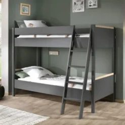 Vipack Londen Stapelbed Hoog Antraciet 160 cm