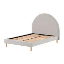 Vipack Moon Bed - 140 x 200 cm - Boucle Roze