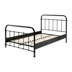 Vipack New York Bed Metaal Zwart 120 x 200 cm
