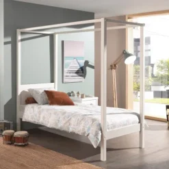 Vipack Pino Hemelbed Wit 90 x 200 cm