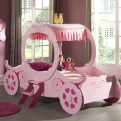 Vipack Princess Kate Car Bed Roze 90 x 200 cm