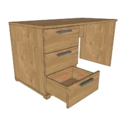 Vipack Sam Bureau - Eik