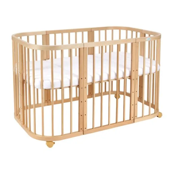 Waldin Oval Combibed 7‑in‑1 - Natural inclusief matras