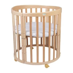 Waldin Oval Combibed 7‑in‑1 - Natural inclusief matras