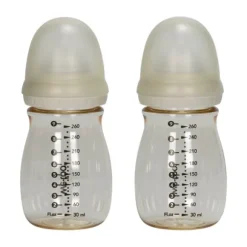 We-Too Standaardfles PPSU - 260 ml - Oatmeal - 2-pack