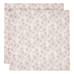 Witlof For Kids Flower Powder Hydrofiel Doek - 65 x 65 cm - 2 Stuks