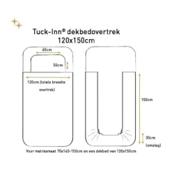 Witlof For Kids Magical Days Tuck-Inn Dekbedovertrek - 120 x 150 cm