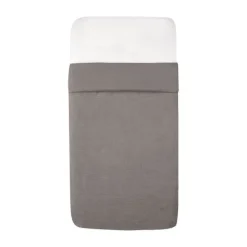 Witlof For Kids Velvet Rib Ledikantdeken - 60 x 120 cm - Warm Grey