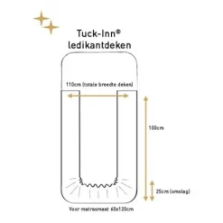 Witlof For Kids Velvet Rib Ledikantdeken - 60 x 120 cm - Warm Grey